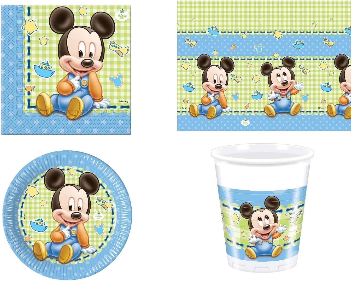Mickey Mouse Party Baby Pack for 8 Guests