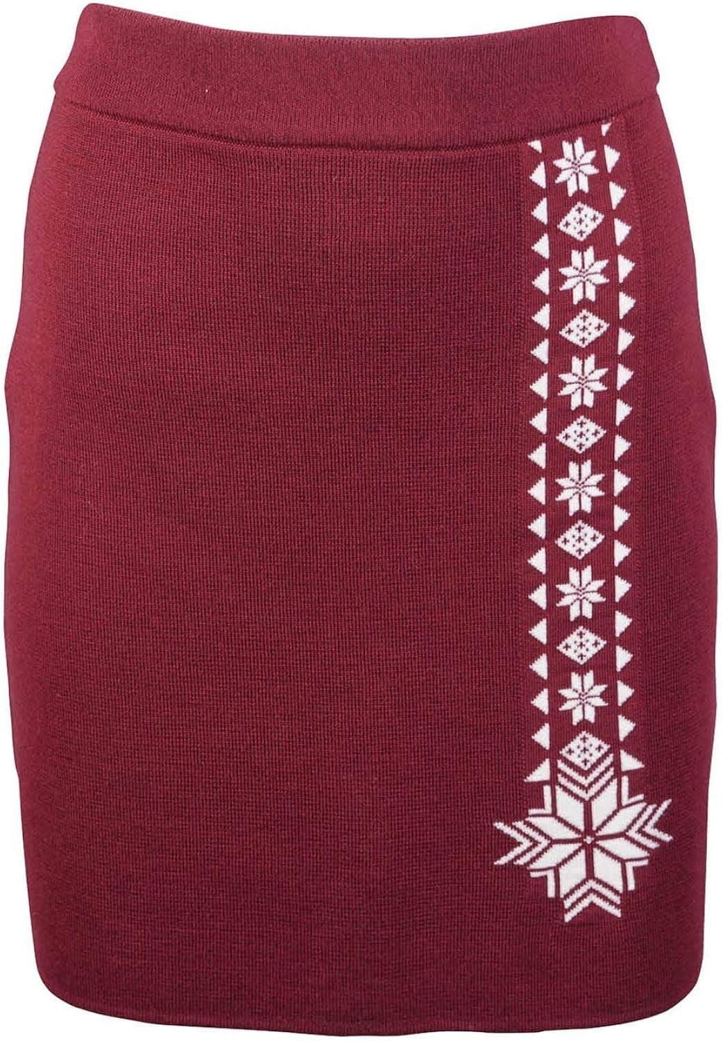 Dale of Norway Geilo Skirt Ruby Melange/Off-White L (Women's 12-14)