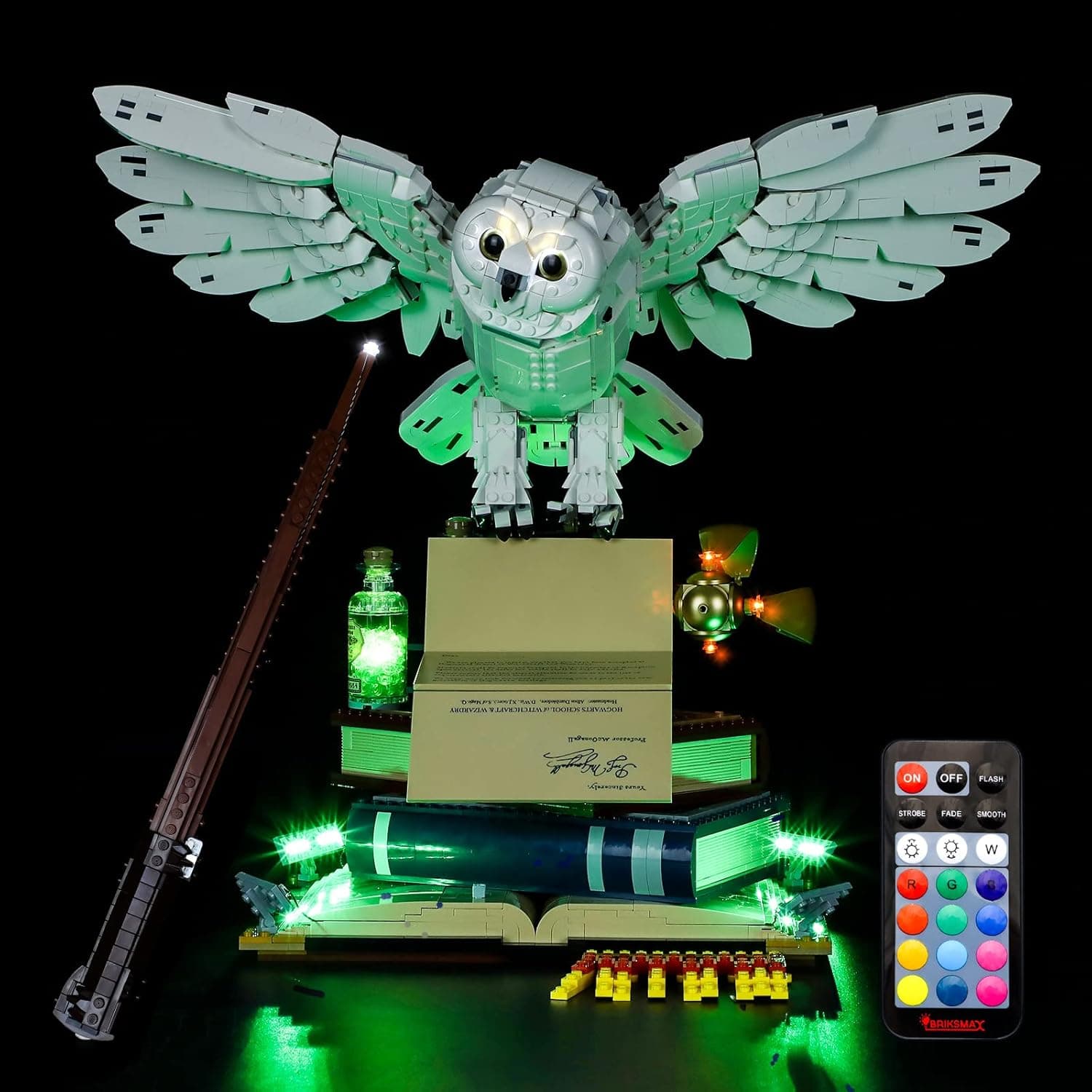BRIKSMAX Led Lighting Kit for Harry Potter Hogwarts Icons - Collectors' Edition - Compatible with Lego 76391 Building Blocks Model- Not Include The Lego Set