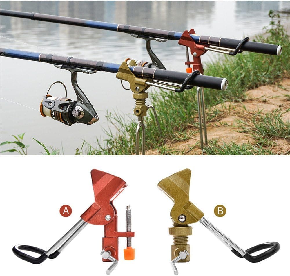 Fishing Rod Holder Bracket Practical Detachable Stainless Steel Outdoor Angle Pole Fishing Ground Stand Holder
