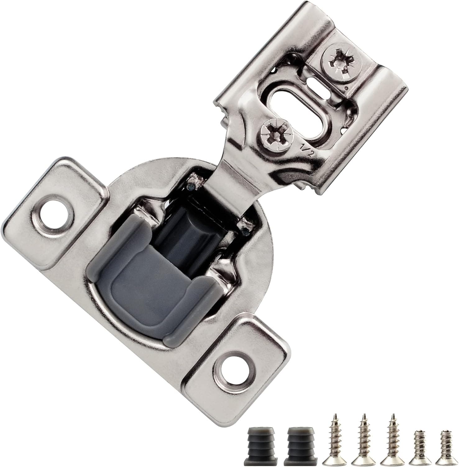 STIANC Face Frame Soft Close 105° Compact Kitchen Cabinet Hinge (1/2" Overlay, 20 Pack)