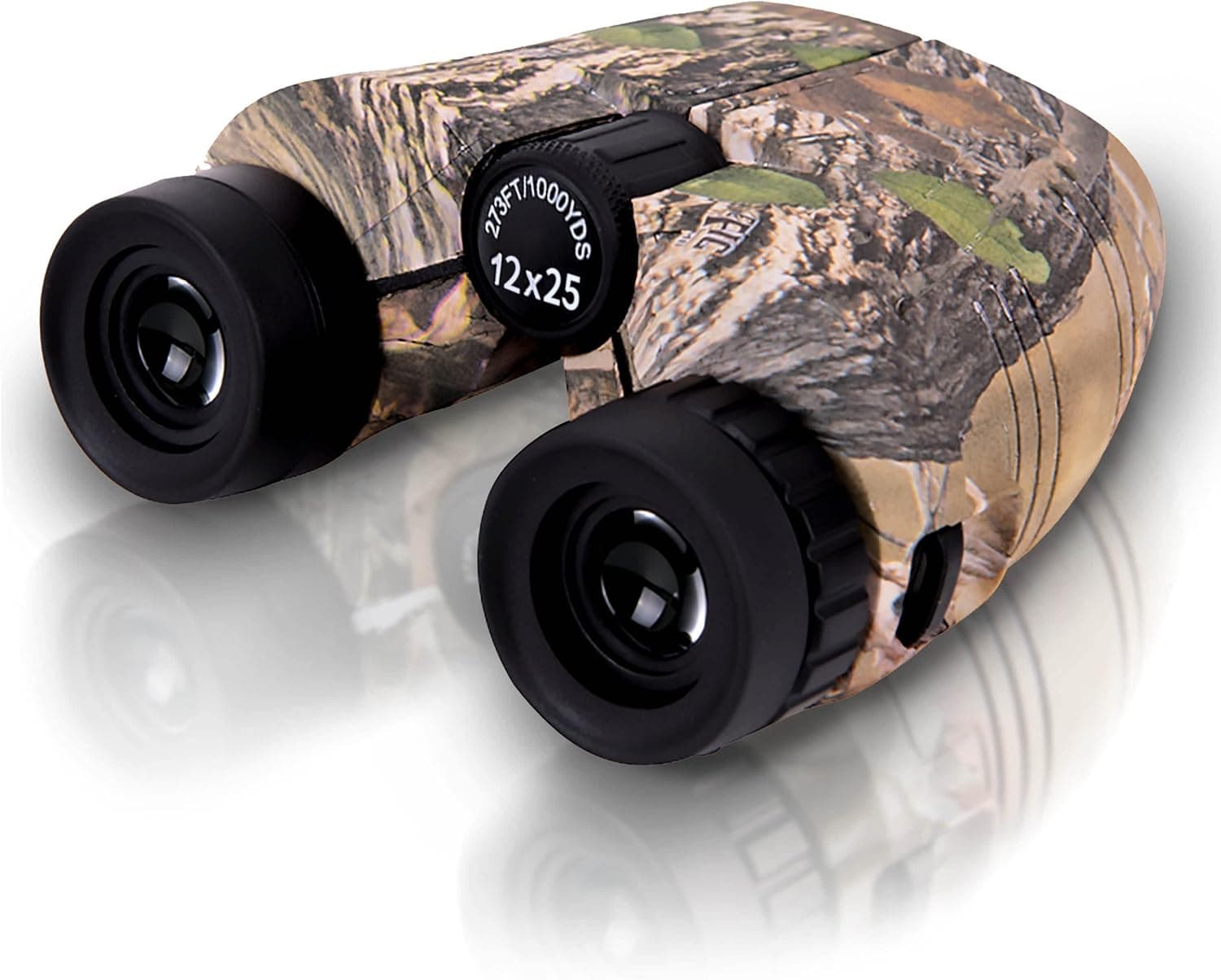 Binoculars for Adults Kids, 12x25 Compact Binoculars Bird Watching, Hunting, Concerts, Sports, Traveling, BAK-4 Prism, Fully Multi Coated