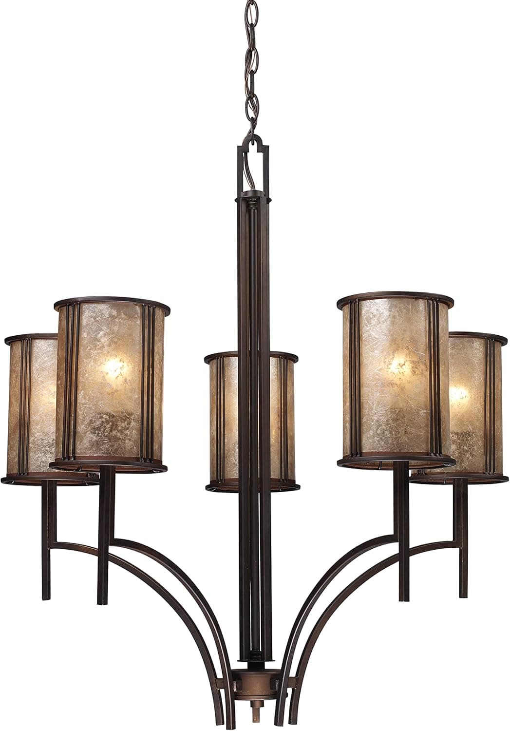 Elk Home 15035/5 Barringer 29'' Wide 5-Light Chandelier in Aged Bronze