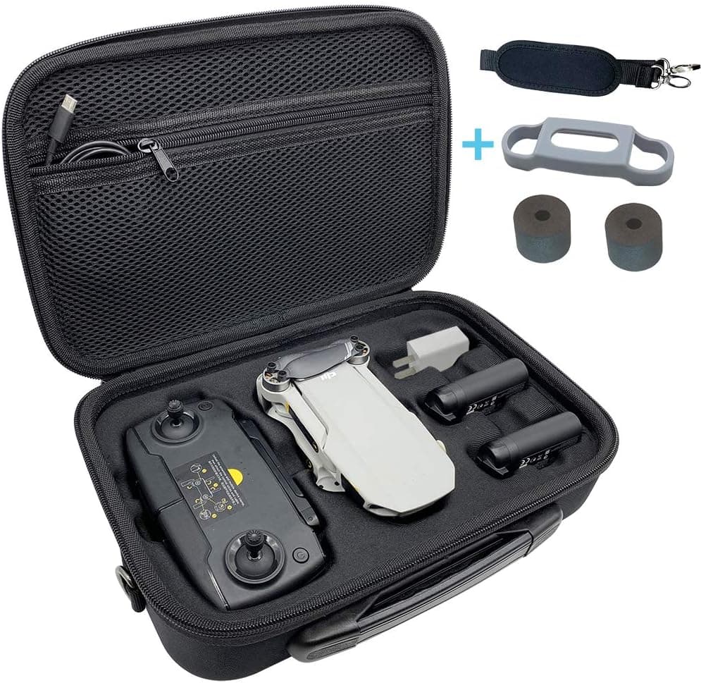 Mavic Mini Case, Hard Mini Carrying case for DJI Mavic Mini Drone, Remote,Batteries and Other Accessories Storage Bag with Propeller and Stick Protector Perfect for Travel