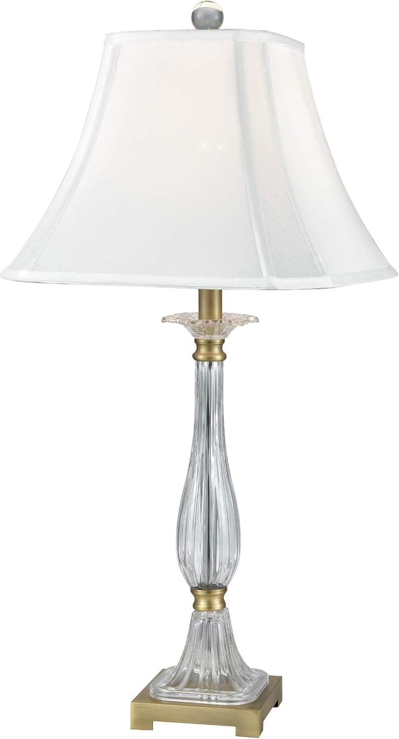 Dale Tiffany SGT17166 Spring Hill Table Lamp, 30.5" High, Crystal