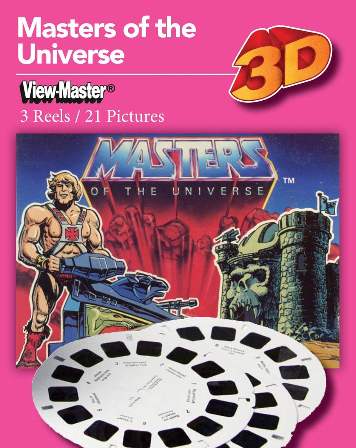 MASTERS OF THE UNIVERSE - ViewMaster 3 Reel Set
