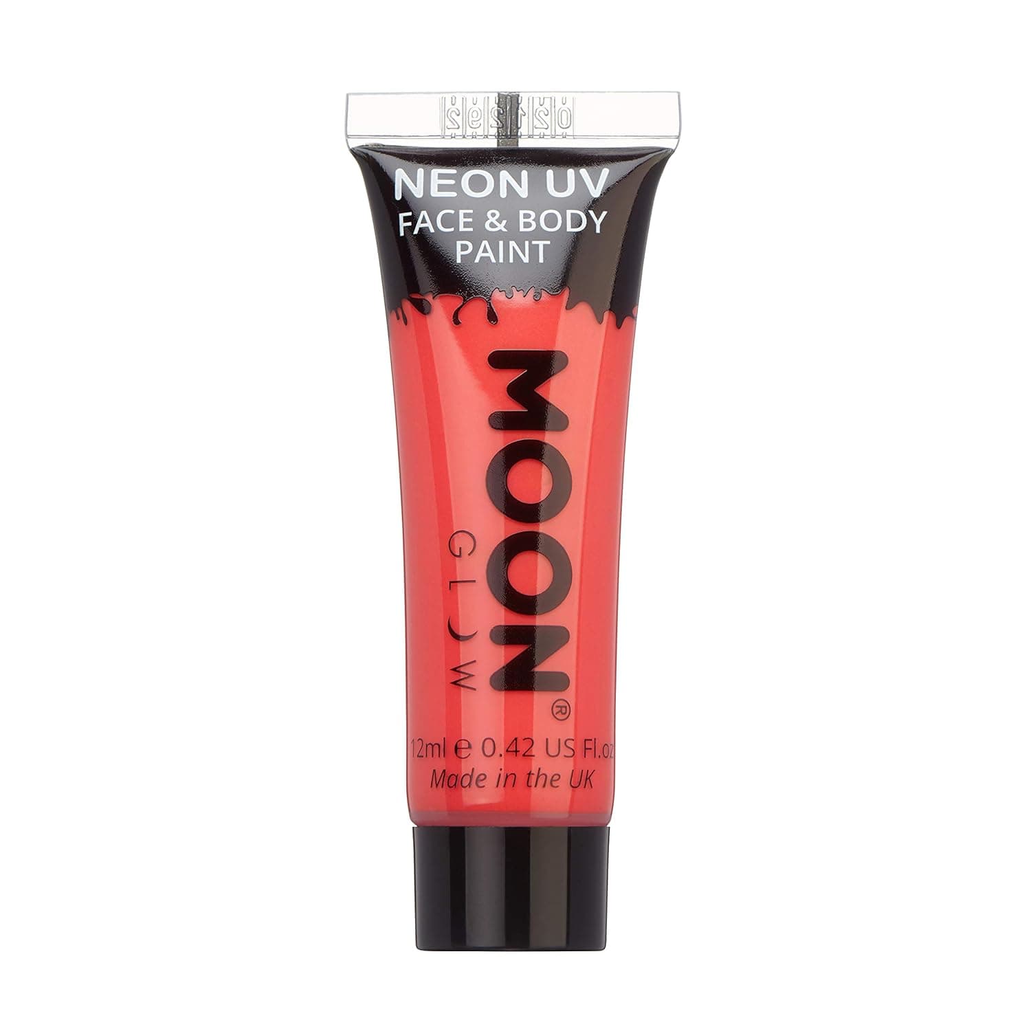 Moon Glow - 0.42oz Blacklight Neon UV Face & Body Paint - Intense Red