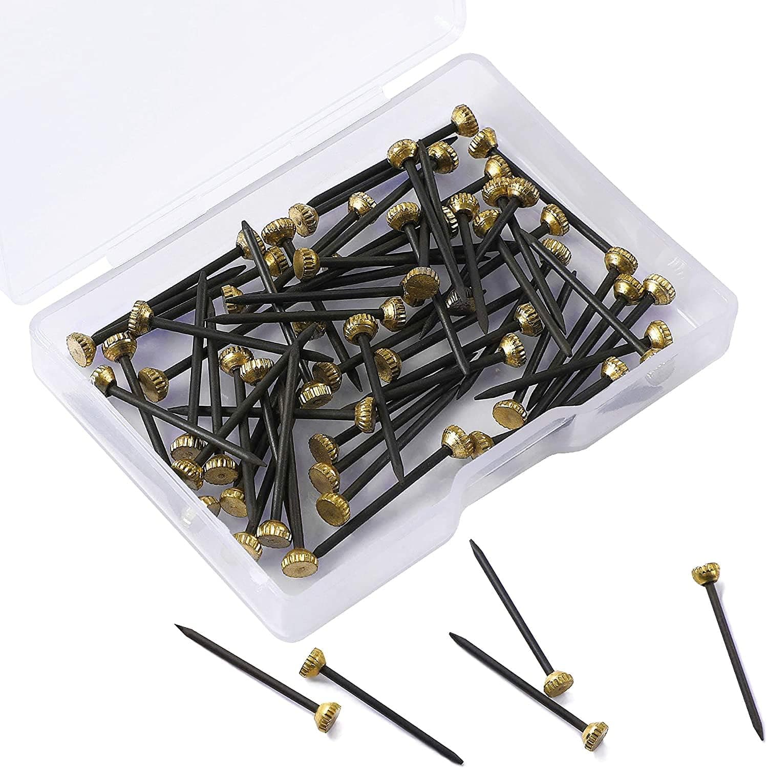 50 PCS Nails Picture Hanging Steel Picture Hangers, Frame Hangers Nails Picture Hanging, Professional Picture Hanging Hooks Support up to 5-30 lbs, Premium Hanging Hardware, 0.05 Inch