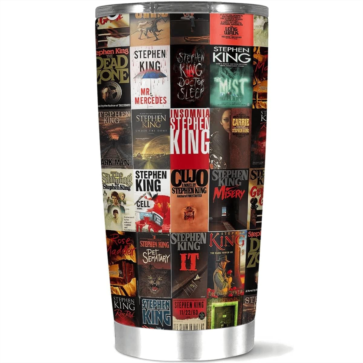 Stainless Steel Insulated Tumbler 20oz Stephen Cold King Wine Book Iced Covers Tea Coffee Hot Water Botter Gifts For Family And Friends