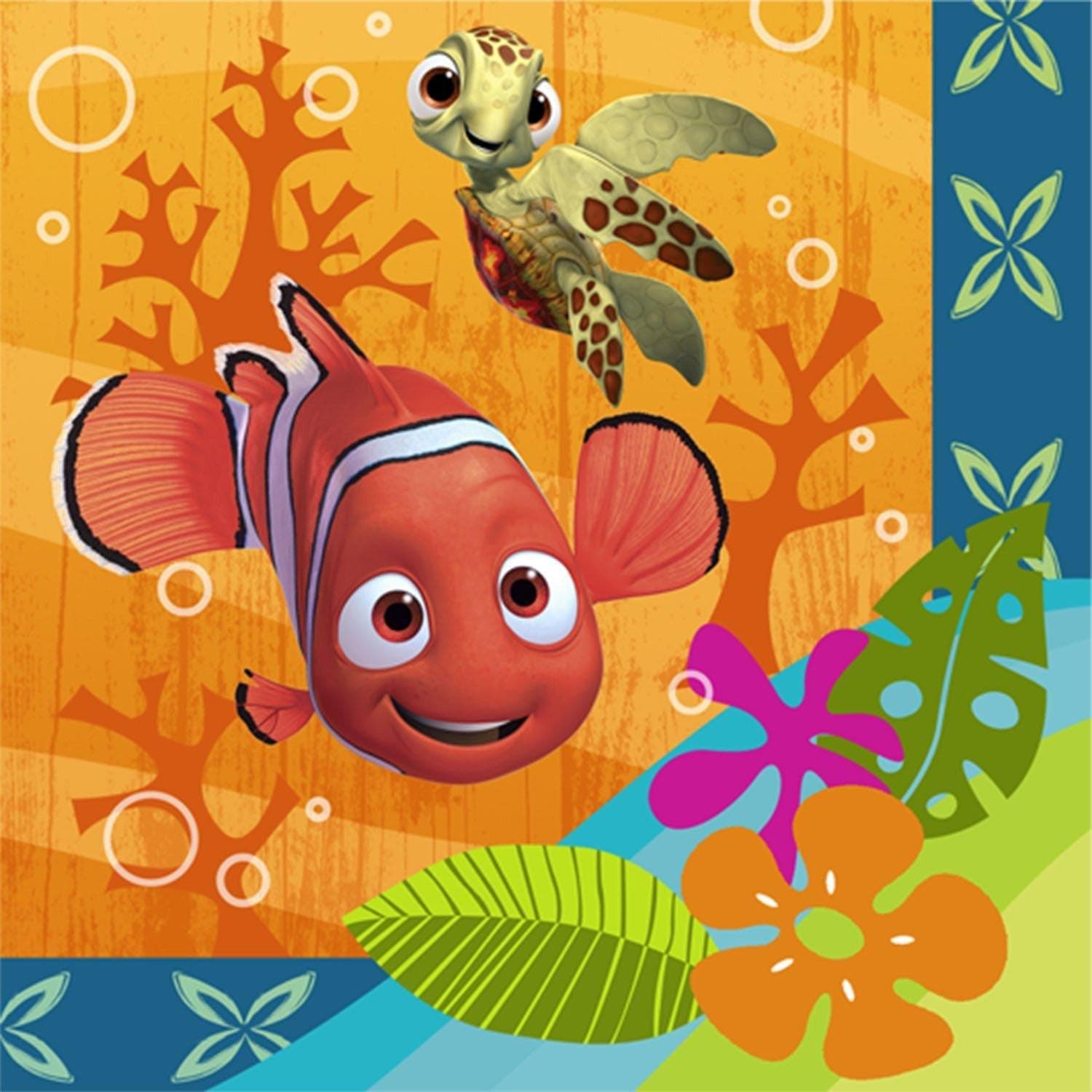 Disney Nemo's Coral Reef Beverage Napkins (16)