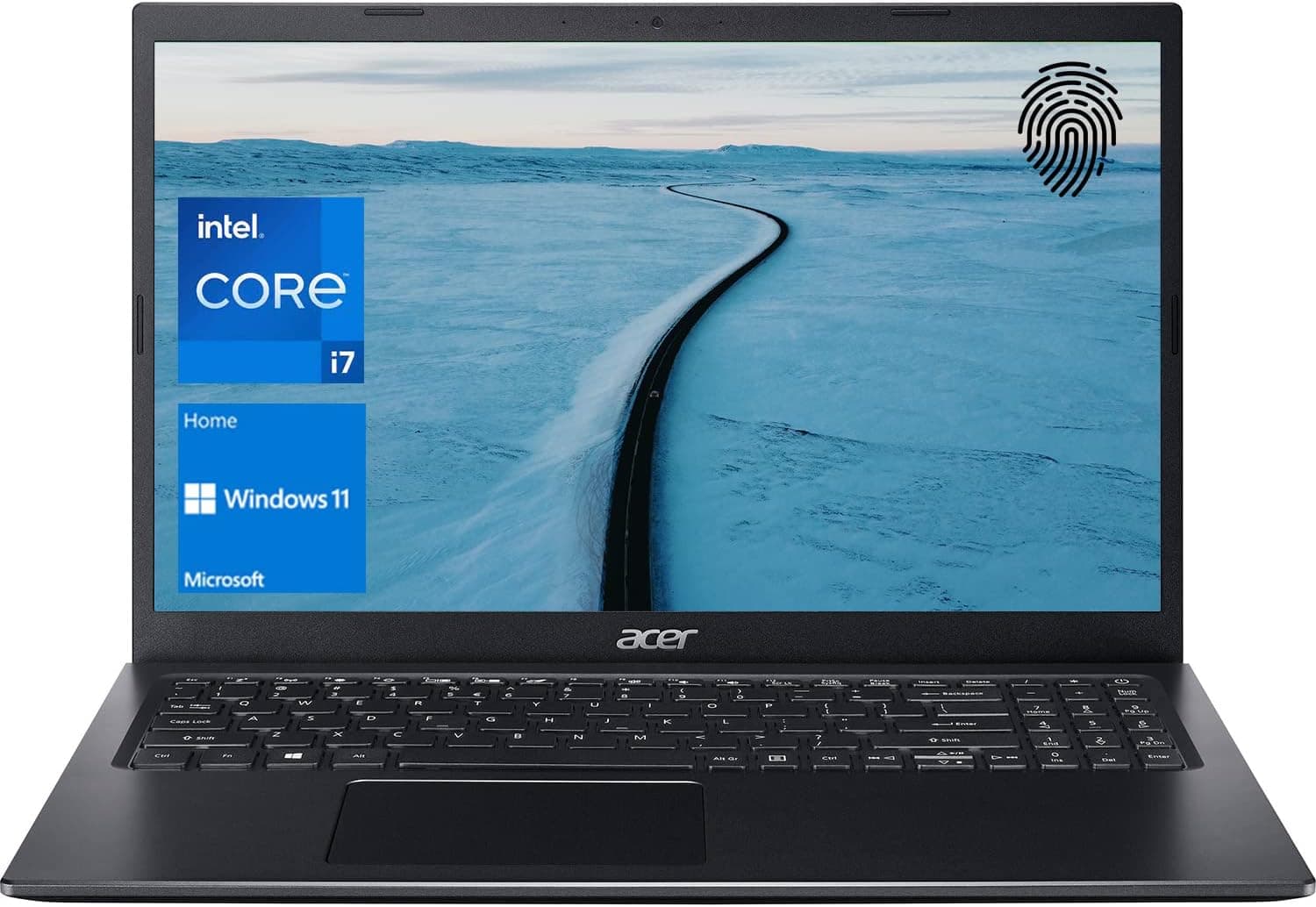 Acer Aspire 5 Notebook Laptop, 15.6 inch FHD Display, Intel Core i7-1165G7, 36GB RAM, 1TB PCIe SSD + 1TB HDD, Webcam, Backlit Keyboard, Fingerprint Reader, HDMI, Wi-Fi 6, Windows 11 Home, Black