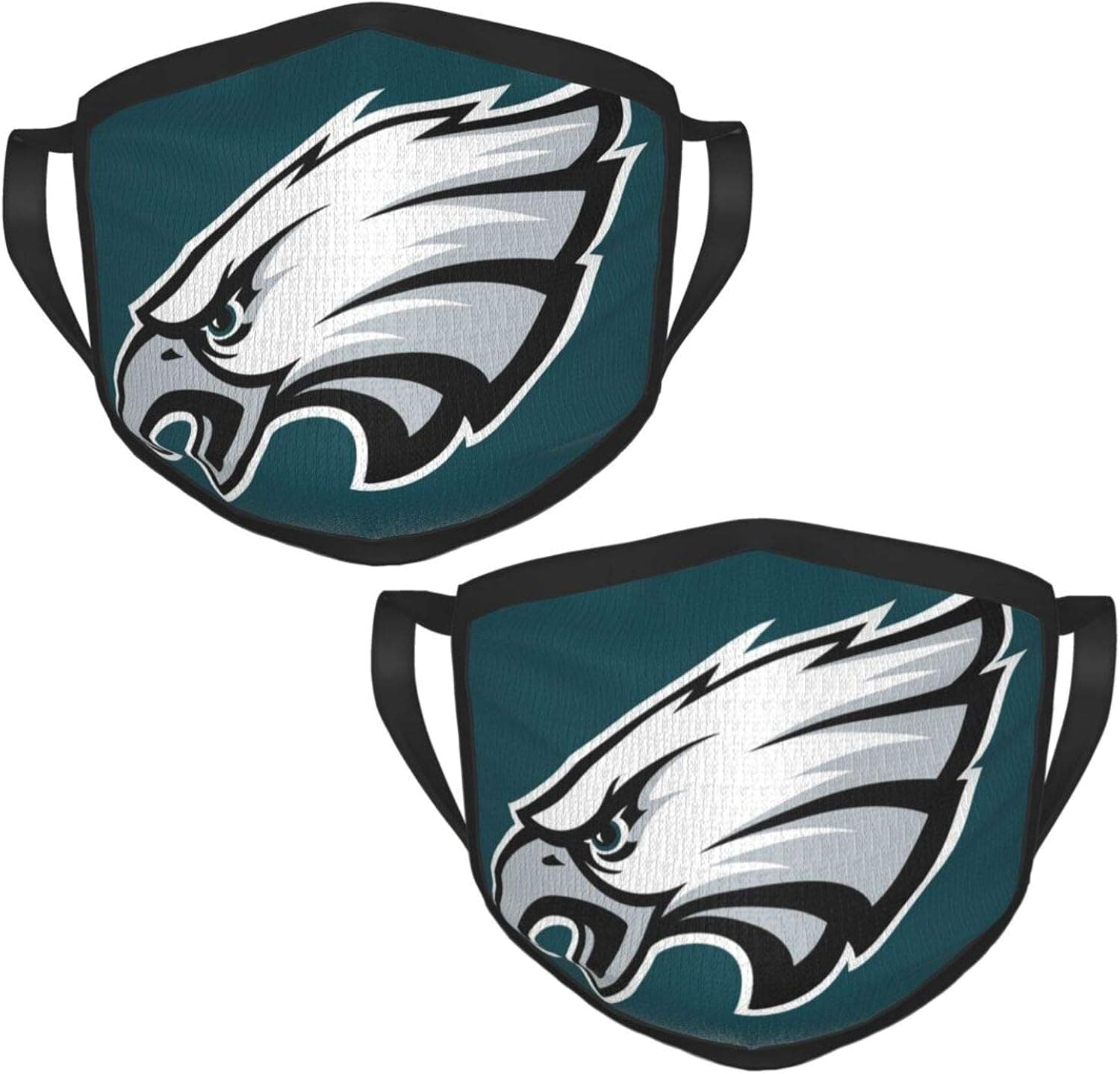 Fremont Die NFL Phi-ladelp-hia Eagl-ES Masks,Outdoor Bandanas,Mouth Guard,Balaclava,Dustproof Scarf,Face Cover,Neck Gaiter (2 Pack)