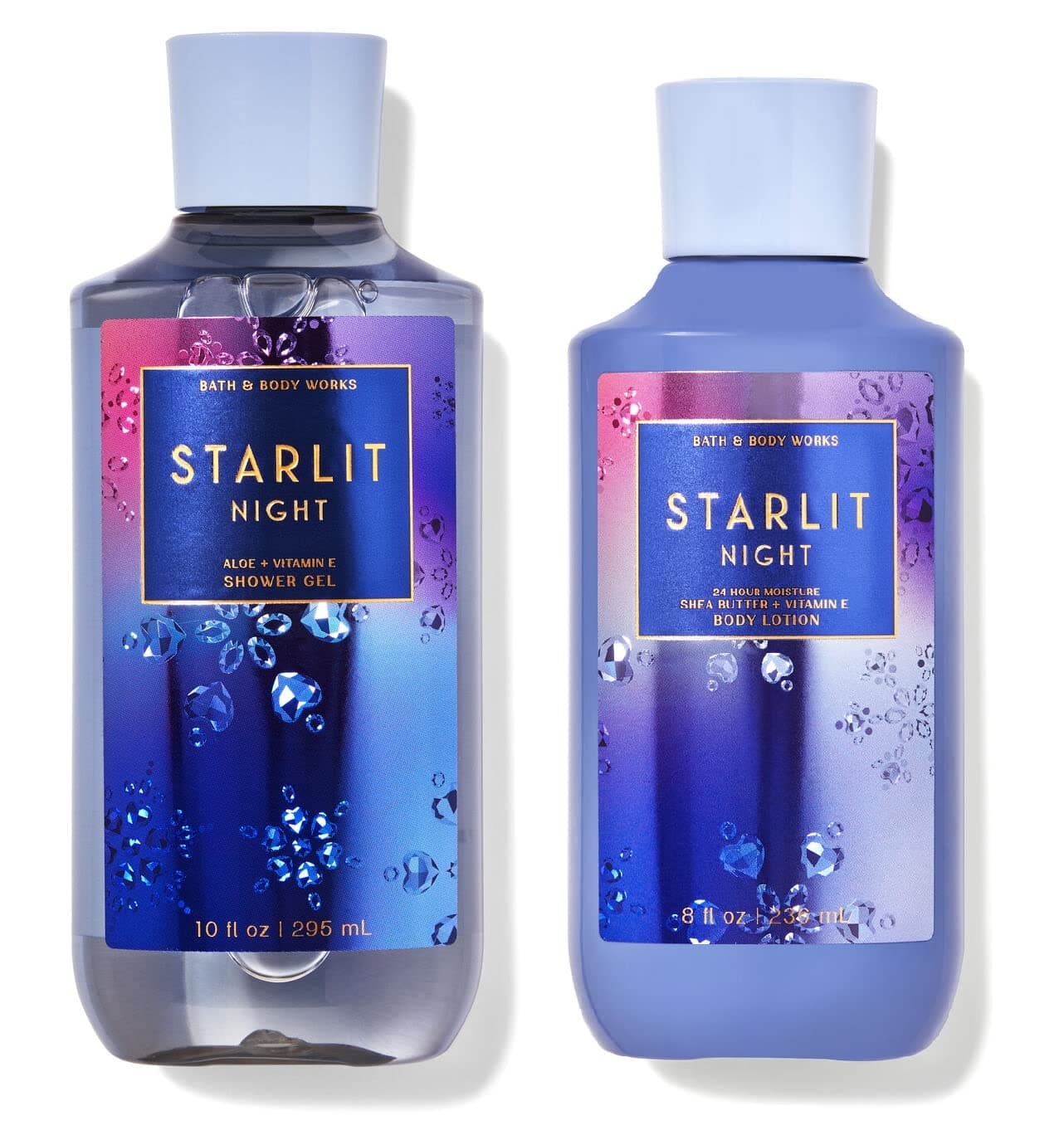 Bath & Body Works STARLIT NIGHT Duo Gift Set - Body Lotion and Shower Gel - Full Size