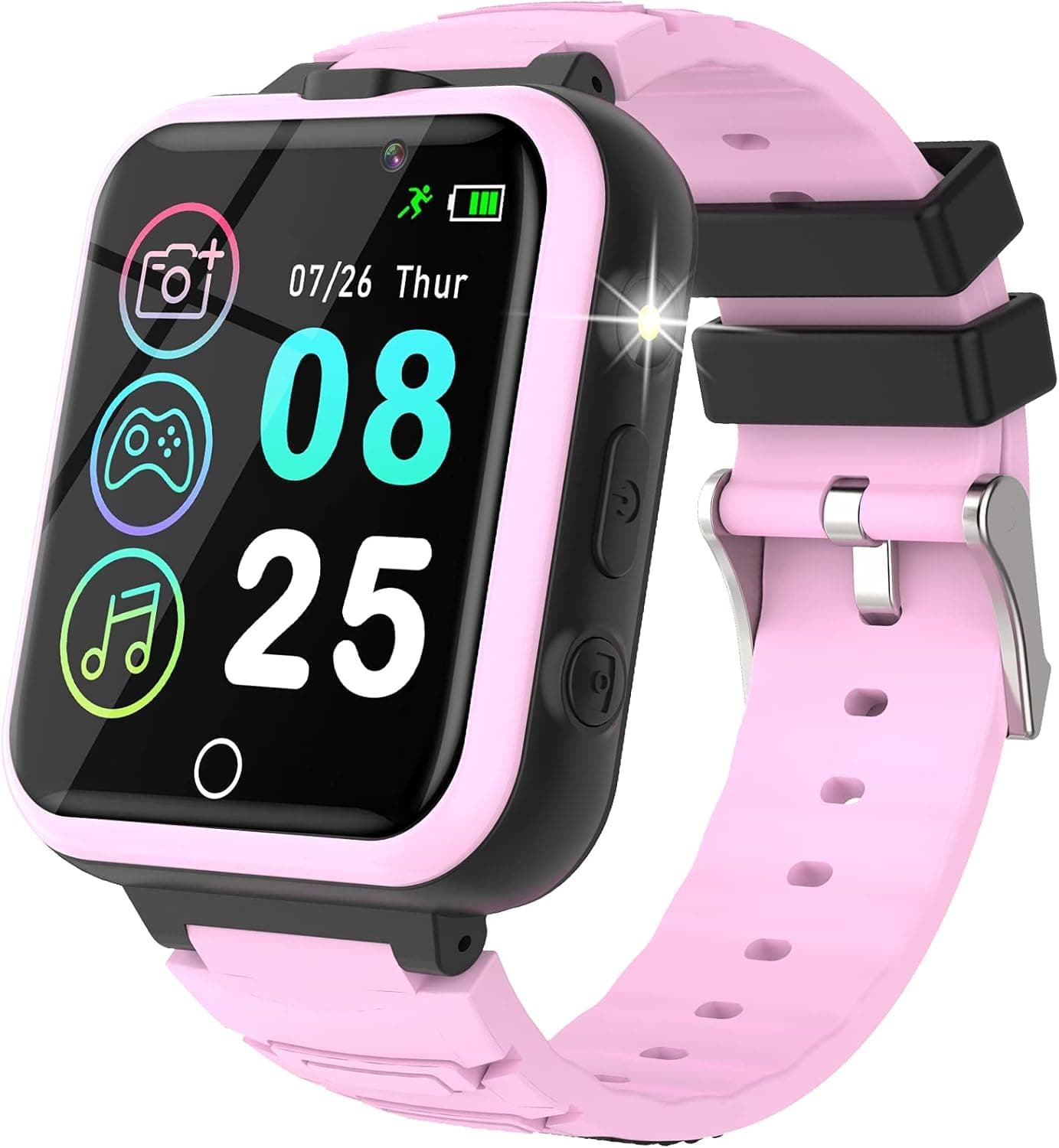 YENISEY Kids Smart Watch with Games -Kids Smartwatch for Boys Gilrs with 20 Games Dual Camera Music Player Flashlight Video Touch Screen Children Toys Gifts Kids Watch for Kids Age 4-12 Years Old …