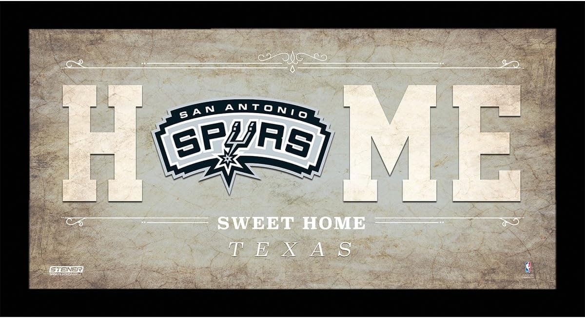 NBA 6x12 Home Sweet Home Sign
