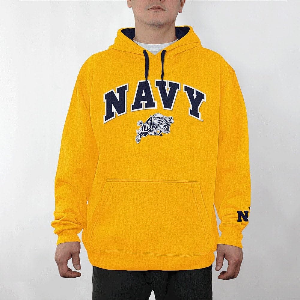 Elite Fan Shop NCAA Mens Hoodie Sweatshirt Team Applique Captain