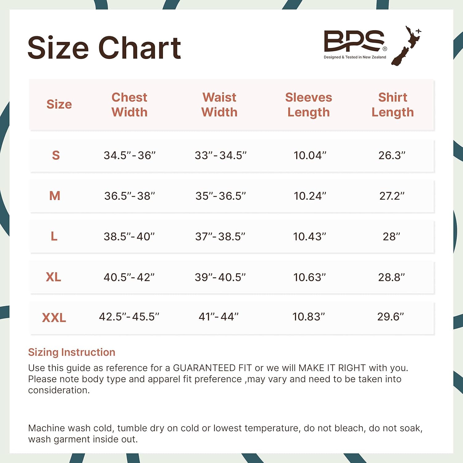BPS Men's UPF 50+ Long Sleeve Swim Shirt/Rash Guard with Sun Protection