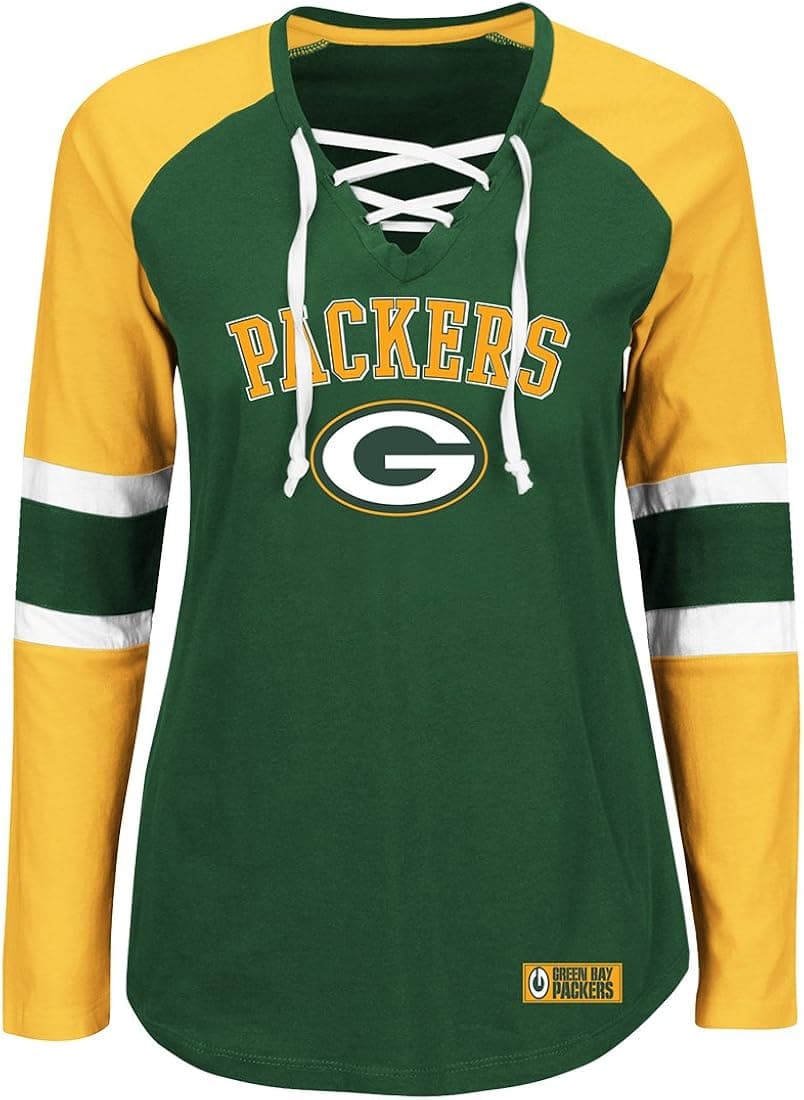 Majestic Green Bay Packers Women's NFL Winning Style Long Sleeve Shirt