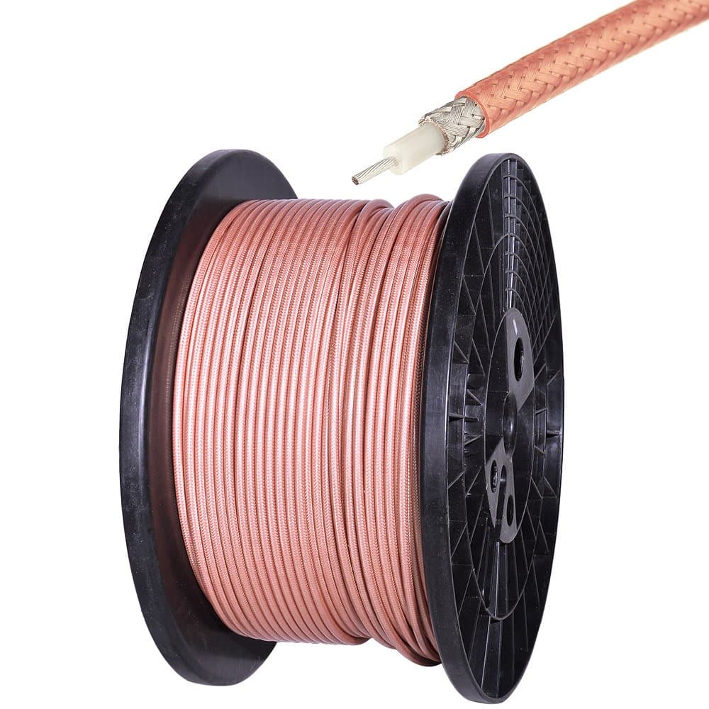 Eightwood RG400 RF Coax Cable M17/128 Double Shield Coaxial Cable 40 feet