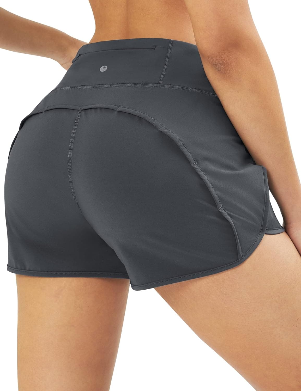 IUGA Running Shorts for Women High Waisted Womens Athletic Shorts with Zipper Pockets Quick-Dry Workout Gym Shorts