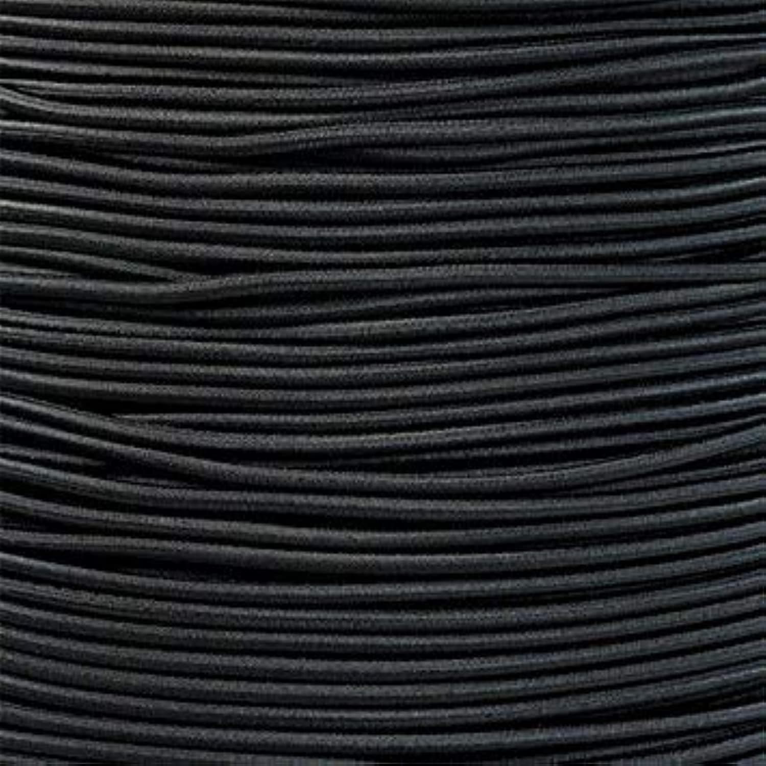 Paracord Planet 1/8 Inch Shock Cord – Choose from 10, 25, 50, and 100 Feet – Made in USA (Black, 100 Feet)