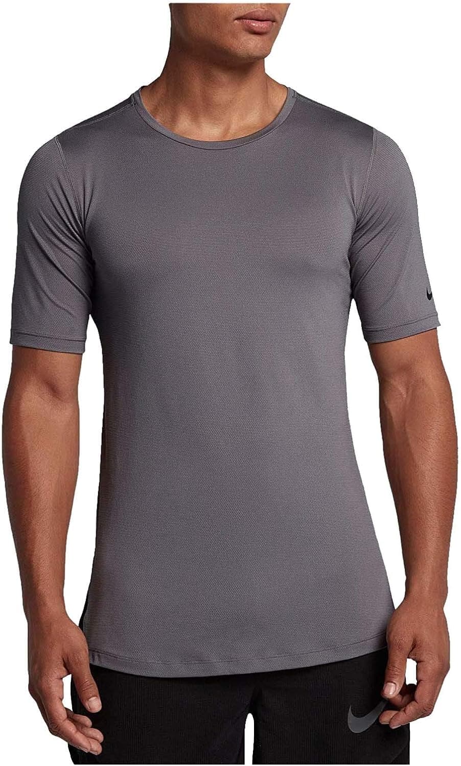 Nike Men's Modern Utility Fitted Training T-Shirt (Gunsmoke/Black, XL)