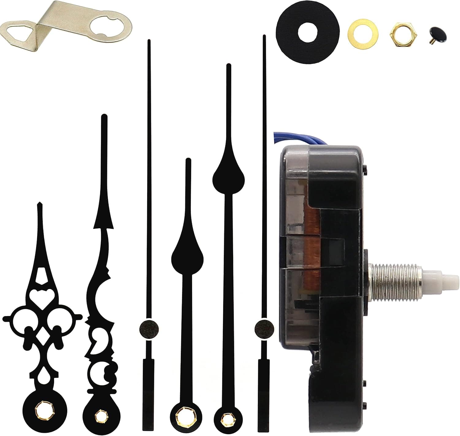 Youngtown 12888 Step Quartz Movement Repair Part with Hour Trigger Switch.1/8 Inch Maximum Dial Thickness, 3/4 Inch Total Shaft Length.