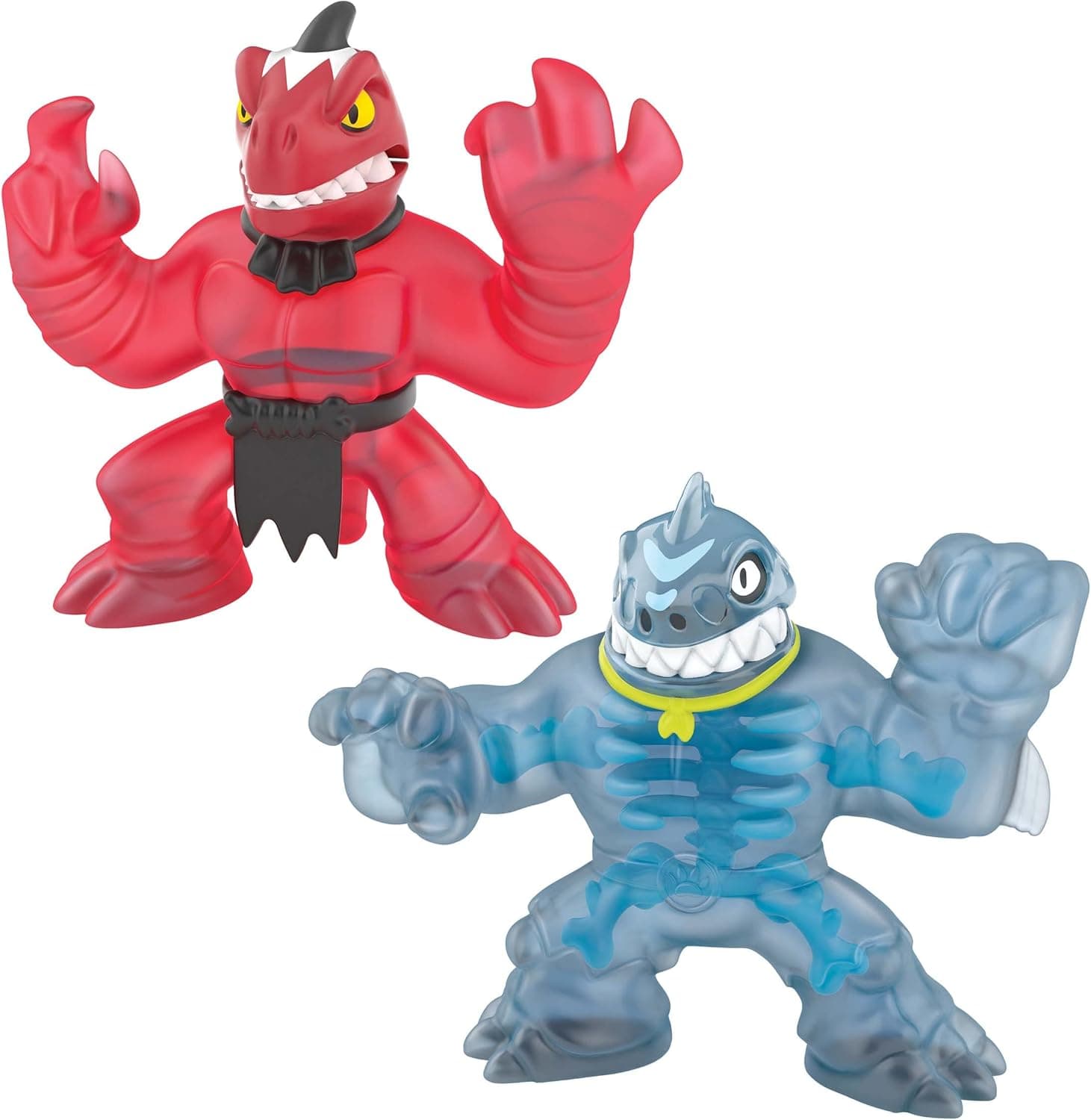 Heroes of Goo Jit Zu Dino X-Ray Fossil Faceoff Versus Pack - Thrash vs Verapz