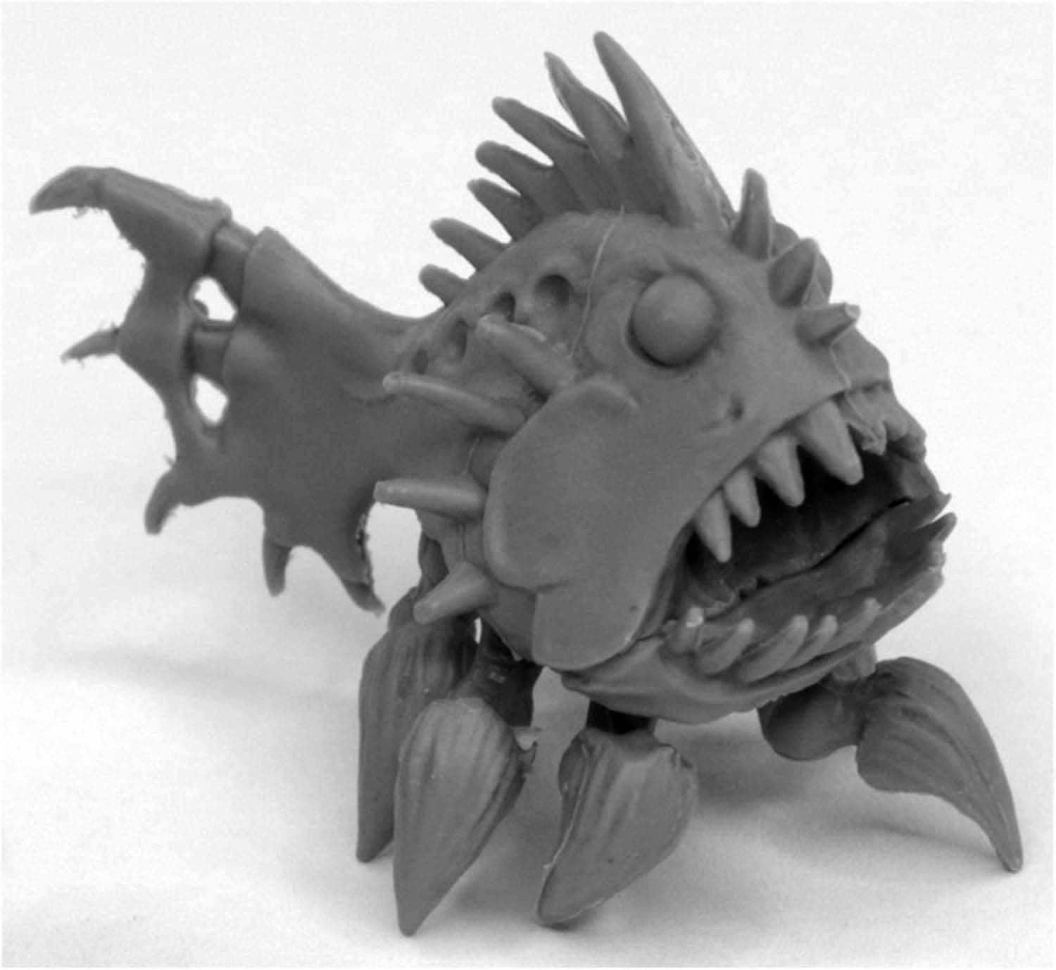 Reaper Miniatures: 44027 - Terror Fish Bones Black Fantasy Plastic Miniature