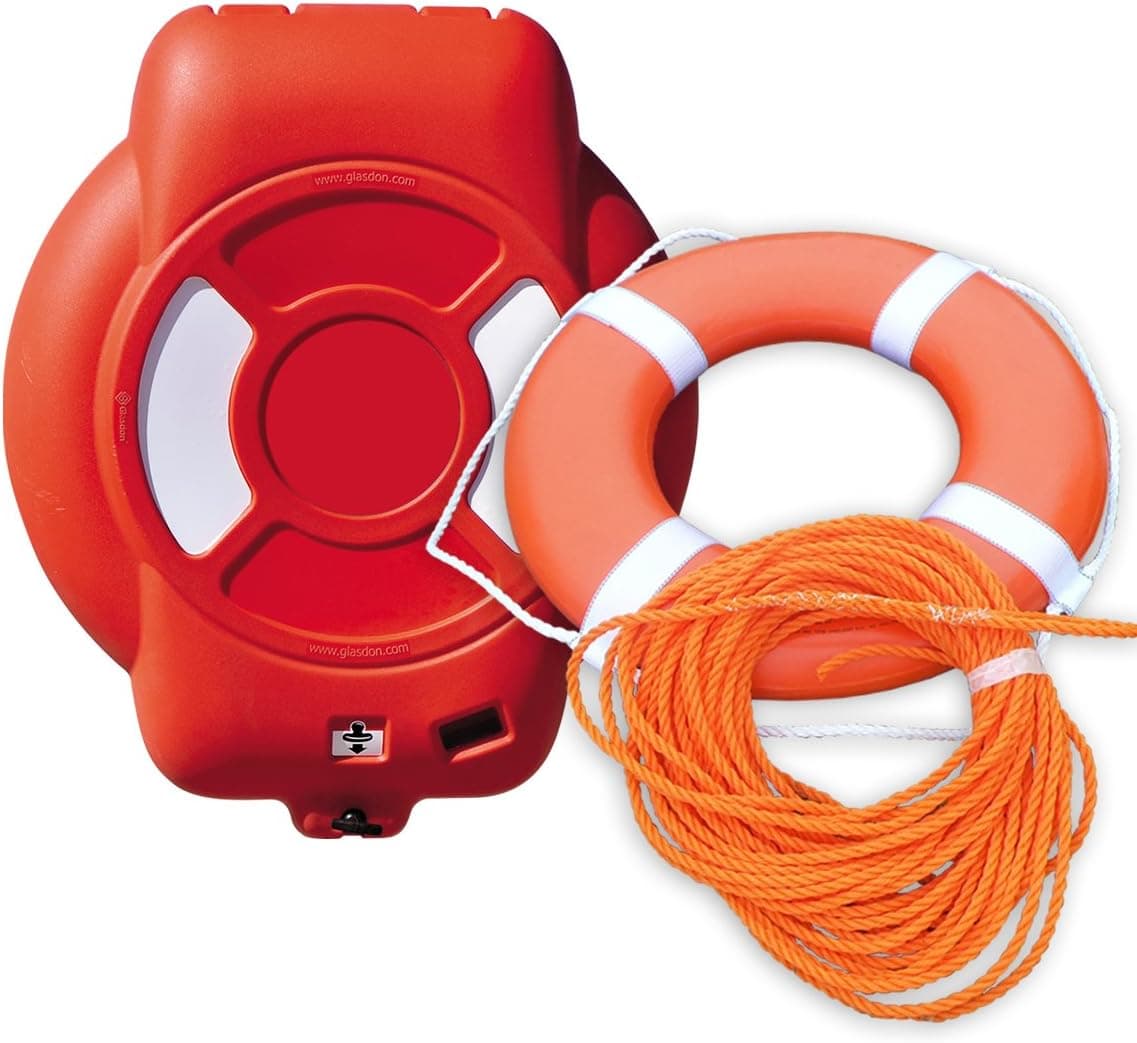Guardian Life Ring Cabinet with 24" Life Ring and Rope
