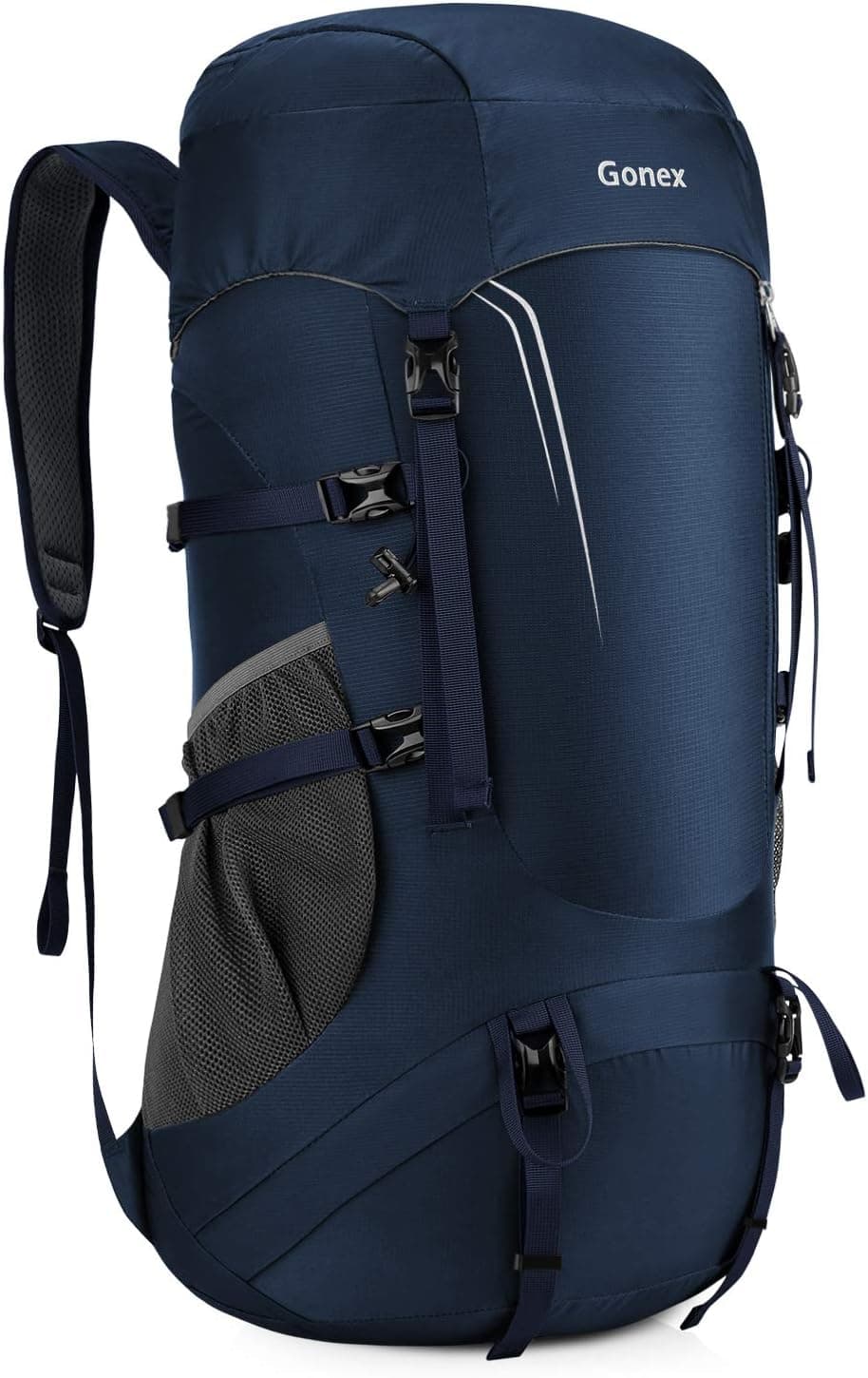 Gonex 45L Packable Travel Backpack, Lightweight Dackpack for Hiking, Camping & Travelling Azure Blue