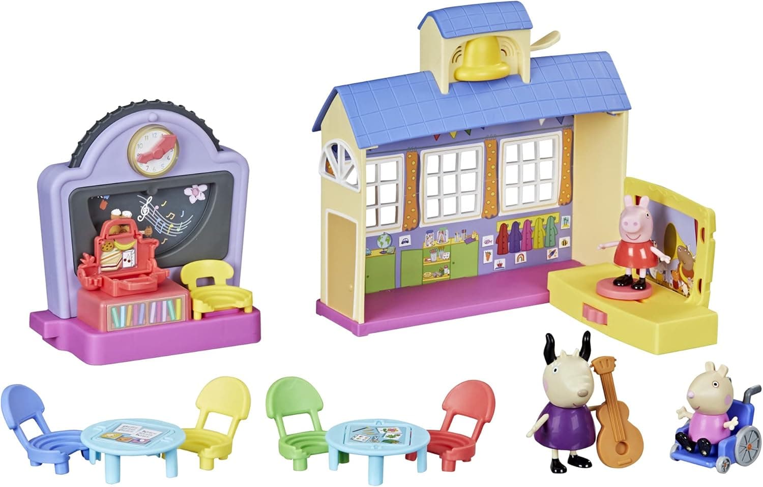 Peppa Pig Peppa’s Adventures School Playgroup Preschool Toy, with Speech and Sounds, for Ages 3 and Up