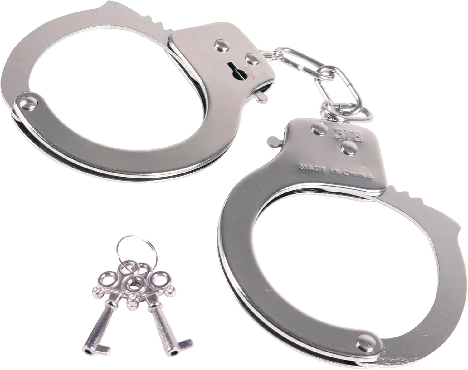 Kangaroo Toy Handcuffs for Kids – Police Role Play Kids Handcuffs with Keys – Fake Pretend Play Mini Metal Handcuff Props – Halloween Costumes Hand Cuffs for Toddlers – Sheriff Police Costume for kids