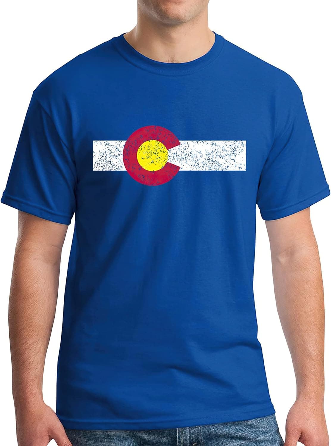 Colorado State Flag T-Shirt - Vintage Style Mountain Pride