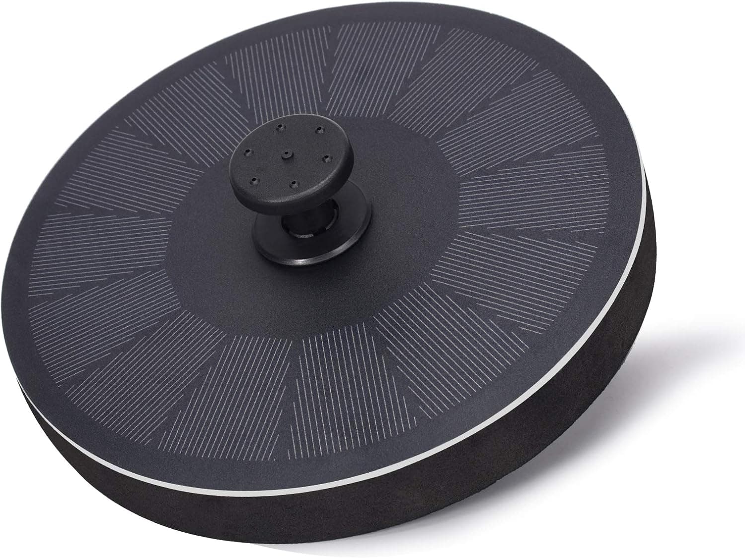 Melisen Solar Fountain,Upgraded 3W Solar Water Pump Solar Powered Fountain Pump with 7 Water Styles Adjustable Fixed Rod for Bird Bath, Pond, Pool, Fish Tank, Aquarium and Garden