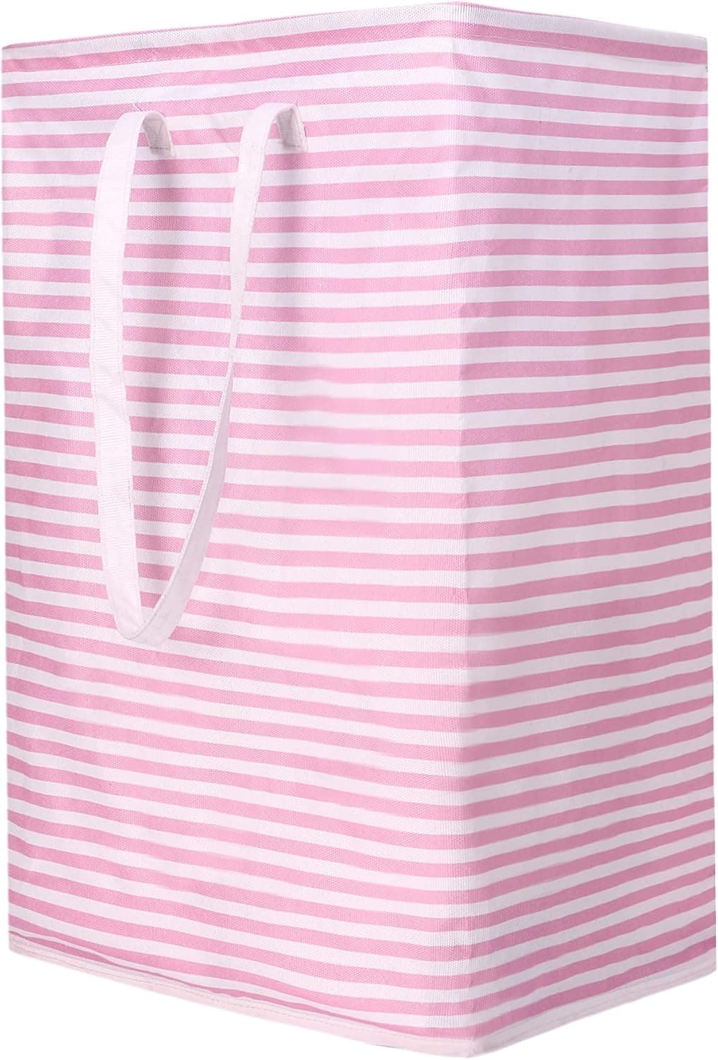 72L Laundry Basket Freestanding Waterproof Laundry Hamper Collapsible Tall Clothes Hamper with Handles for Clothes Toys (Pink)