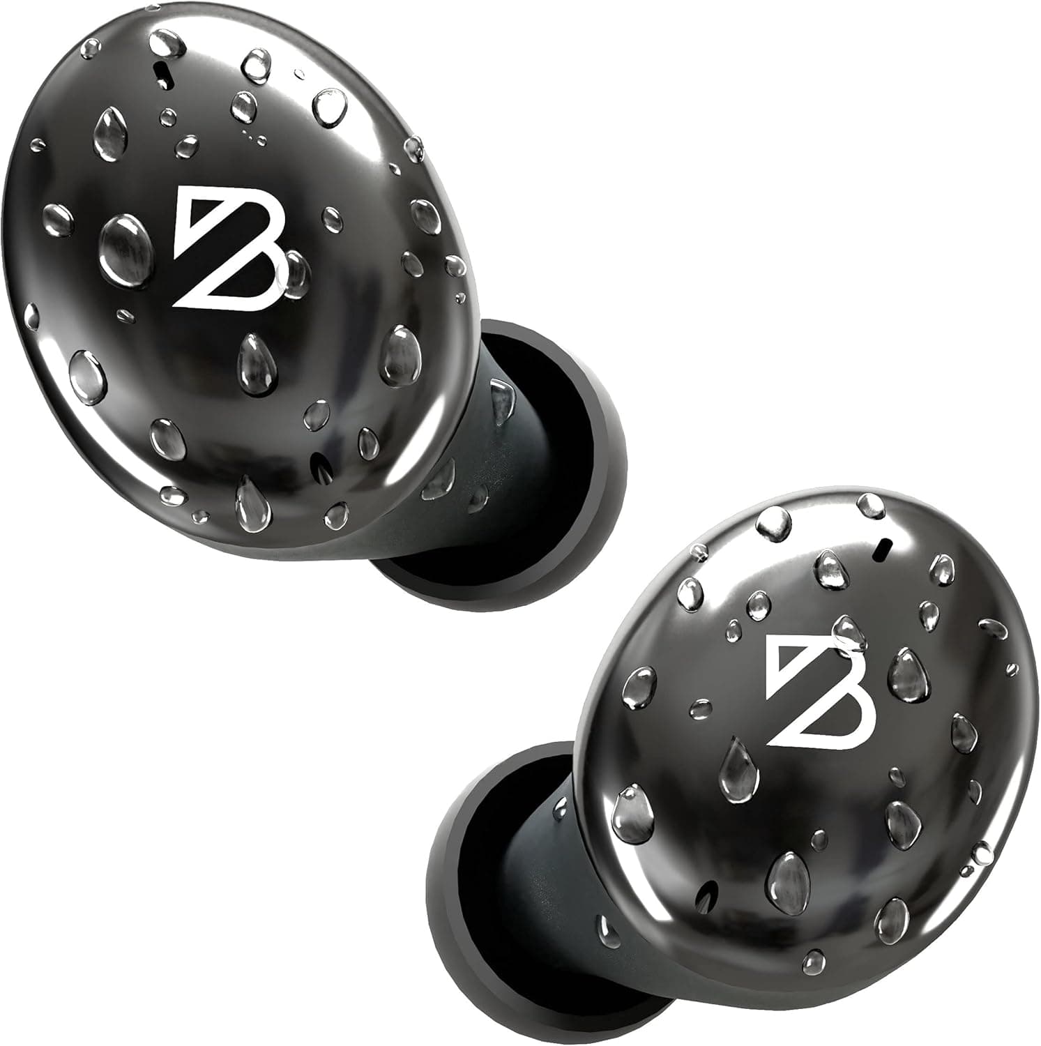 Tempo 30 Wireless Earbuds for Small Ears Women and Men, Black Bluetooth Earbuds for Small Ear Canals, Loud Bass Ear Buds Wireless Bluetooth Earbuds for iPhone, Android Earbuds Wireless Bluetooth Mic