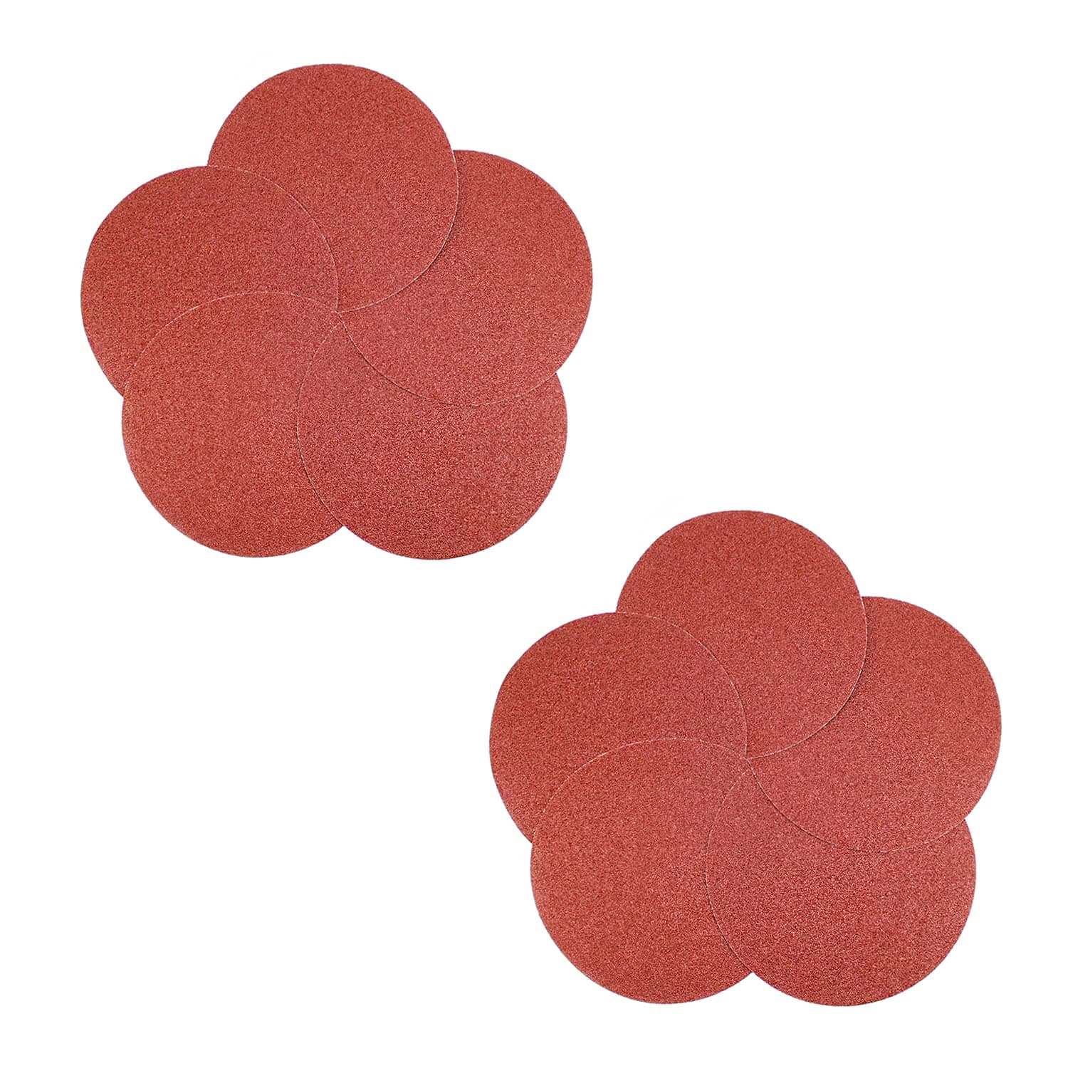 Utoolmart 8" Hook and Loop Sanding Discs 40 Grit Aluminum Oxide Sandpaper for Random Orbit Sander Wood Metal Auto Dry Polishing 10pcs