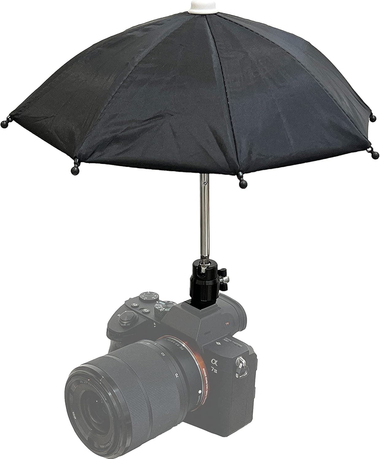 Hot Shoe Umbrella/Sunshade, Protects Camera from Rain, Bird Droppings, Sunlight, Snow, Camera Umbrella, Waterproof Camera Accessory