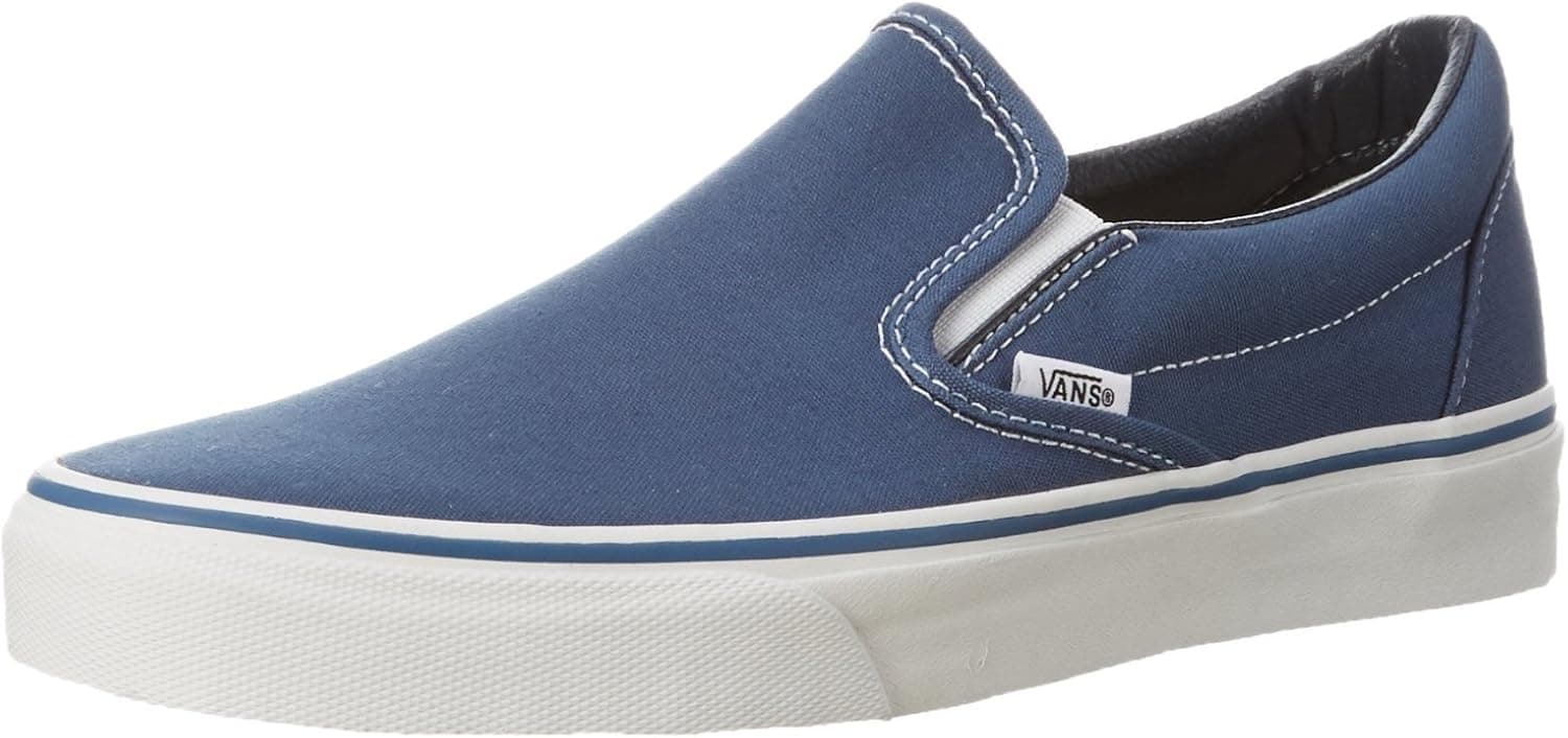 Vans Classic Slip-On Unisex (12 D(M) US, Navy)