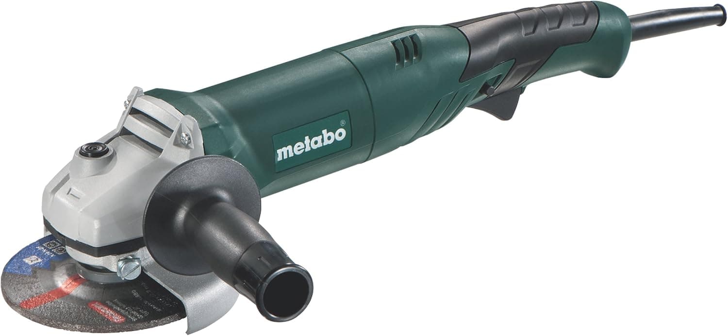 Metabo WE1450-125 4 1/2-Inch Basic Series Angle Grinder, 12-Amp, 1450-watt