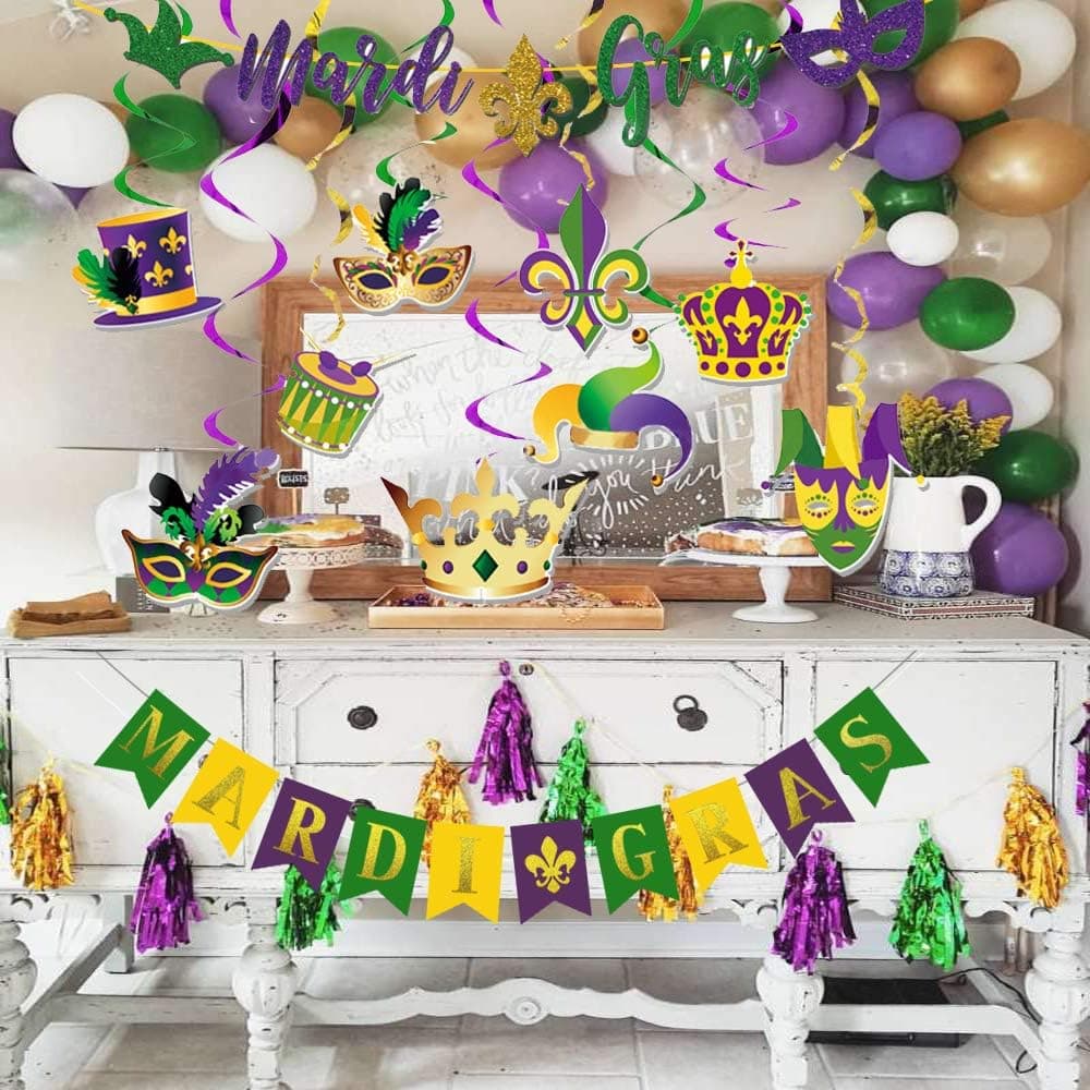 Birthday Party Supplies Including Balloons,Banners,Cake Toppers Birthday Decorations for Kids Holiday Decoration (blue)