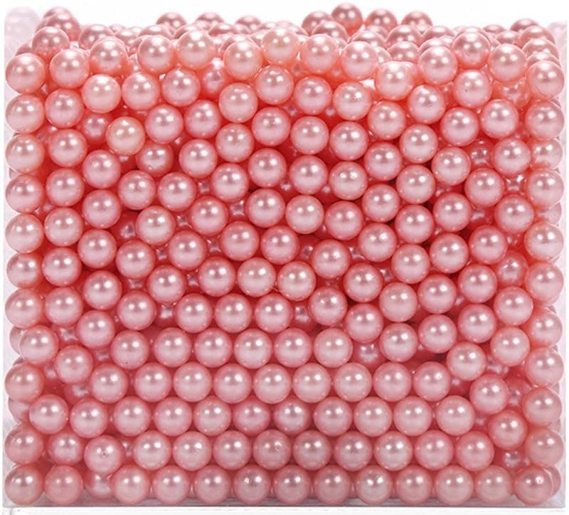 Watpot Makeup Pearl 1300pcs Round Beads Filling & Decorate Makeup Brush Holder Box, 6mm