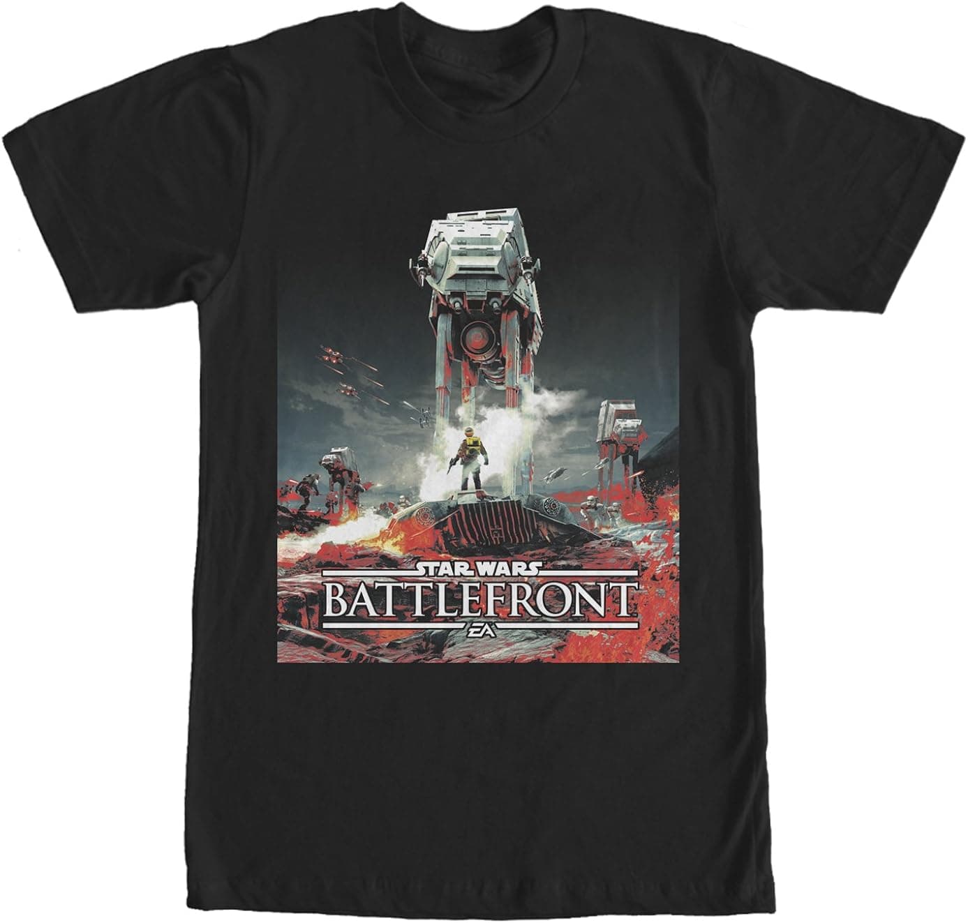 Star Wars Battlefront- AT-AT Facedown T-Shirt Size XL