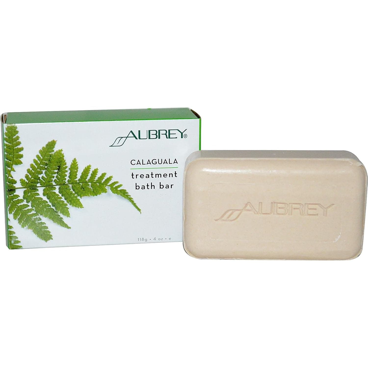 Aubrey Organics Calaguala Treatment Bar Soap -- 4 oz