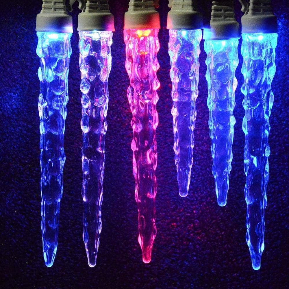 Show Home App 48-Light LED Multi-Color Icicle Light
