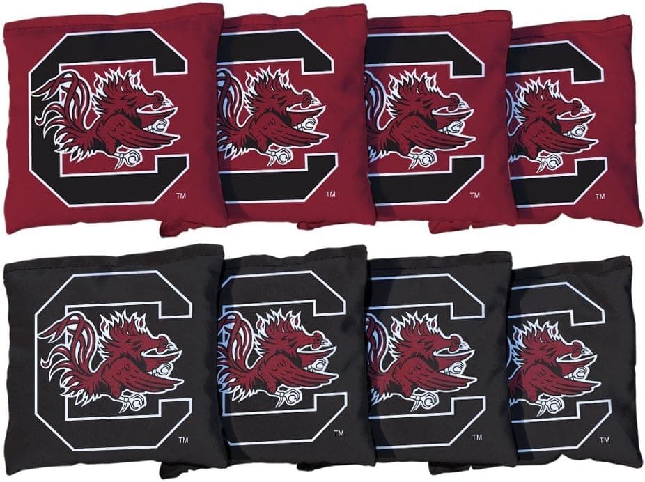 Victory Tailgate NCAA Replacement Corn Filled Cornhole Bag Set NCAA Team: South Carolina Gamecocks