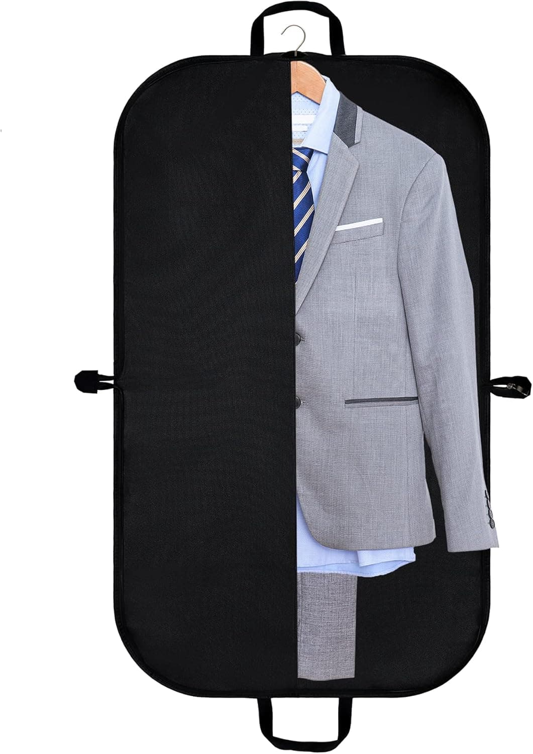 Heavy duty garment bag for business travel and storage of men women apparels