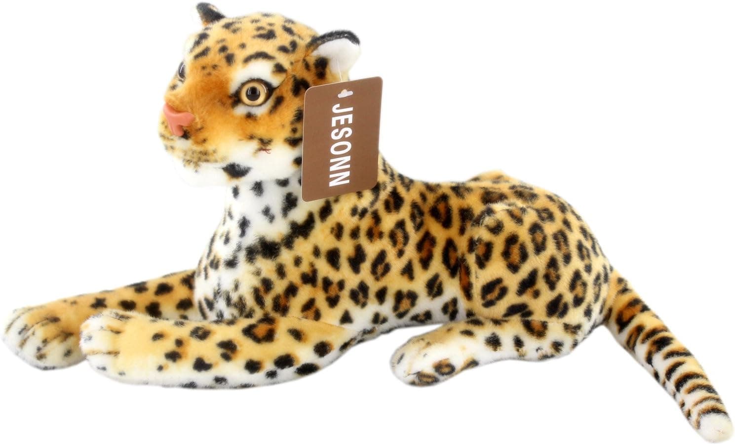 JESONN Stuffed Animals Toys Cheetah Spotted Leopard Plush (12 Inches)