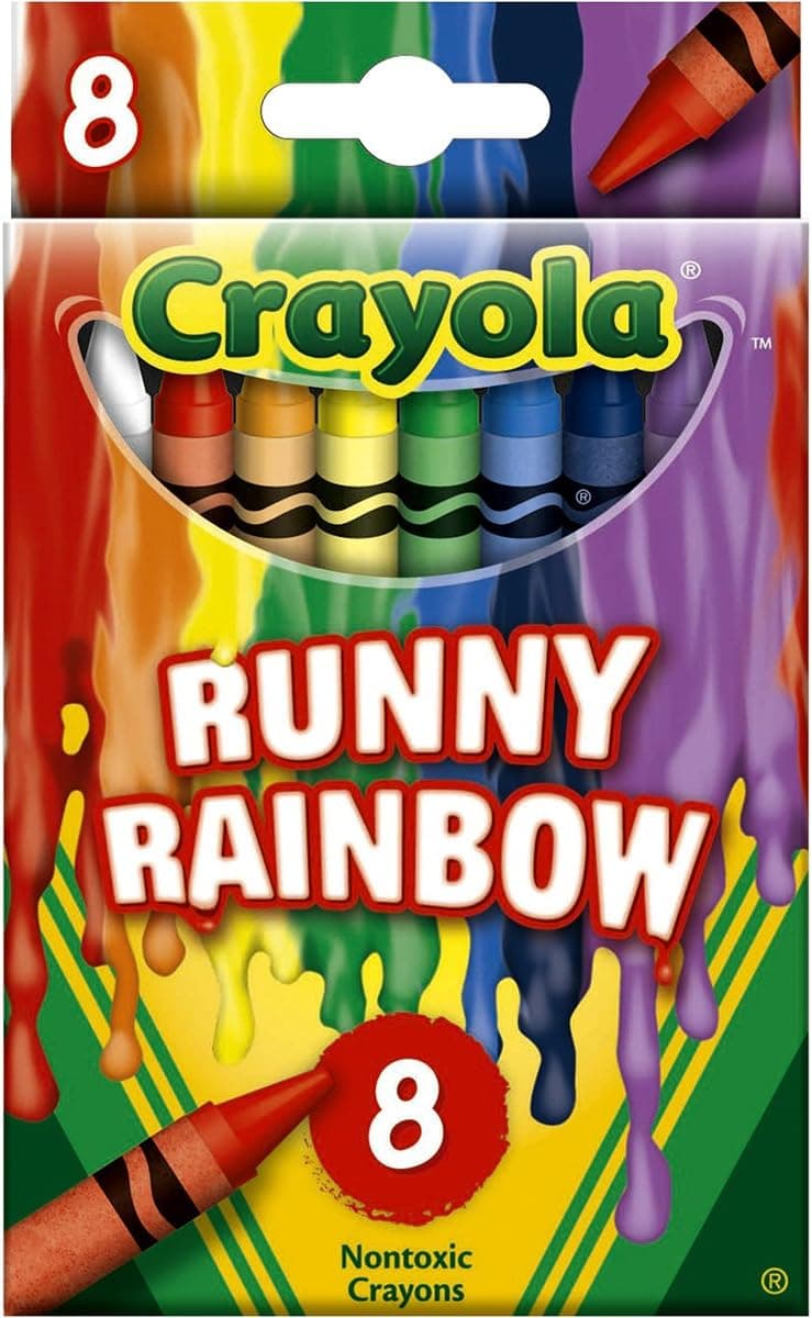 Crayola Meltdown Crayons (8 Pack), Runny Rainbow